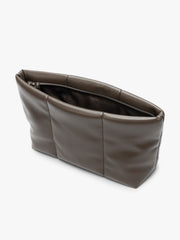 Luka 2-Quart Zip Pouch in Vegan Leather