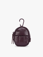 Luka Backpack Zip Bag Charm in Vegan Leather