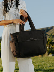 Diaper Tote Bag with Laptop Sleeve
