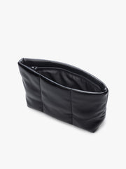 Luka 1-Quart Zip Pouch in Vegan Leather